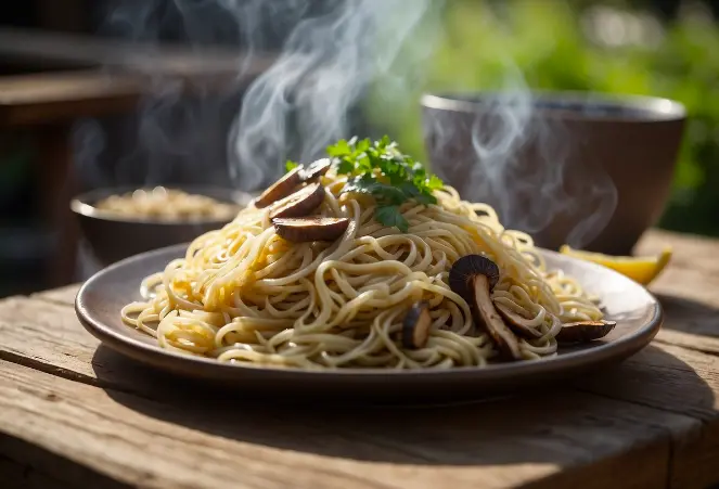 Yard House Shiitake Garlic Noodles Copycat Recipe